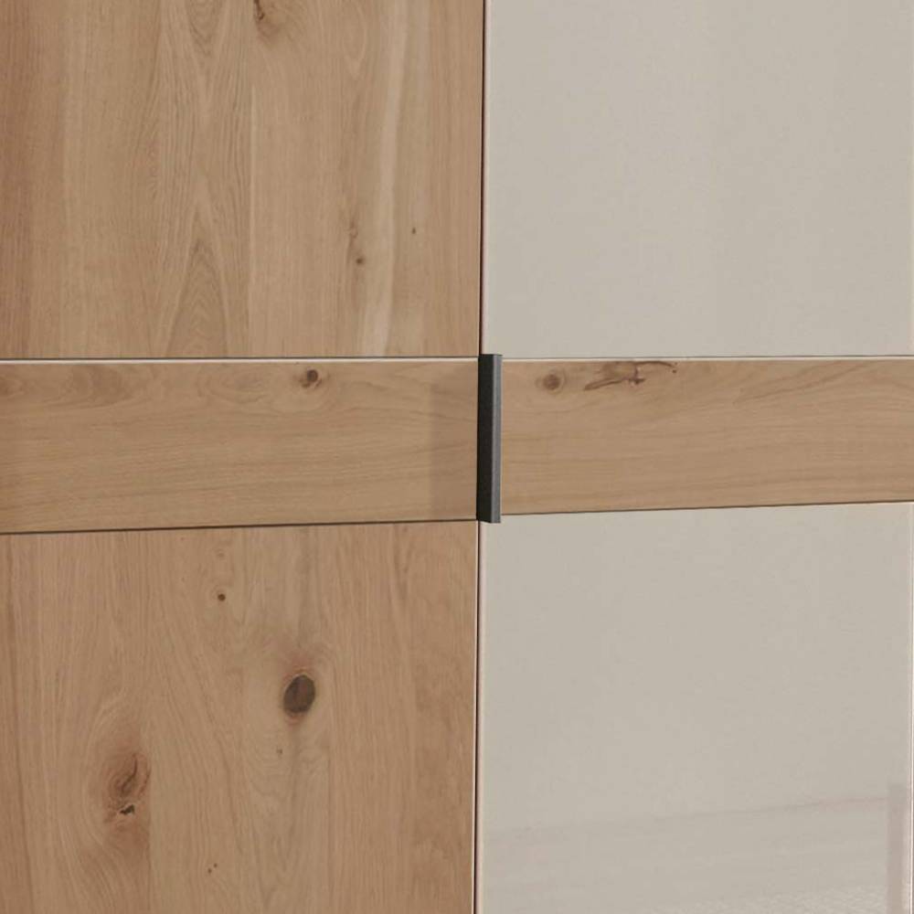 6-türiger Schlafzimmer-Schrank in Champagner - Nikoba