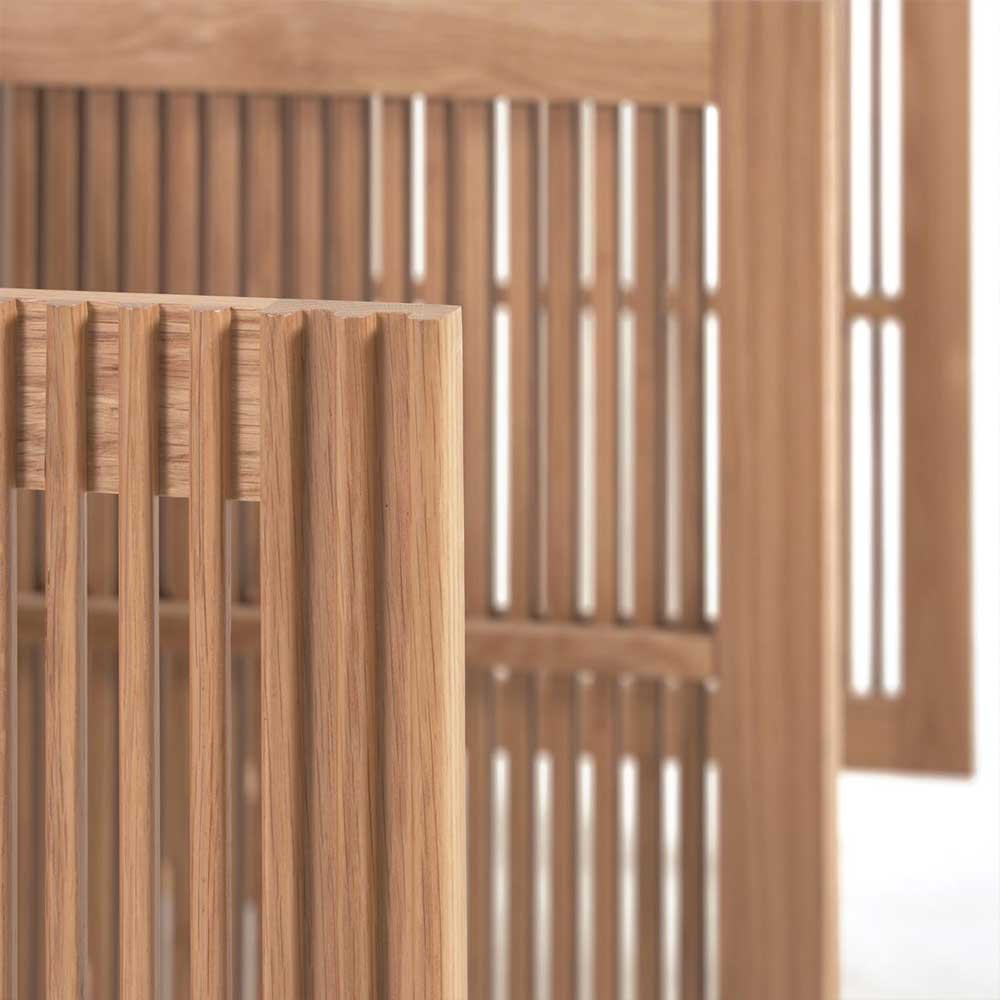 180x72x43 Sideboard mit vier Lamellen Türen - Azuro