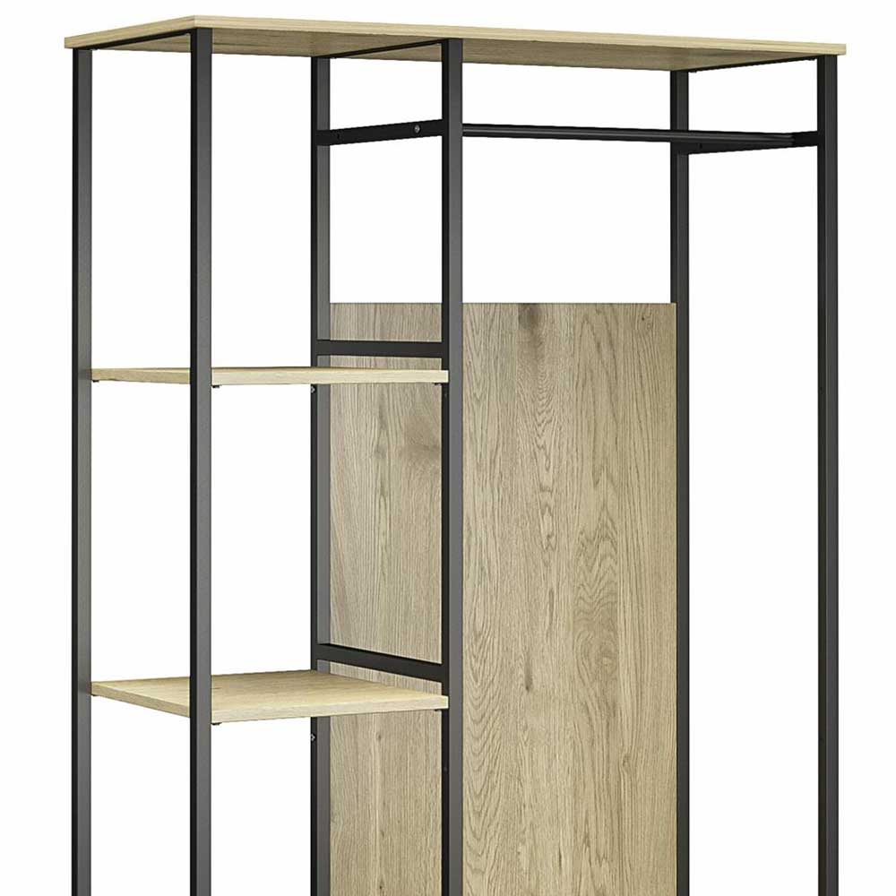 Stehende Garderobe in Holzoptik Natur - Xaidon