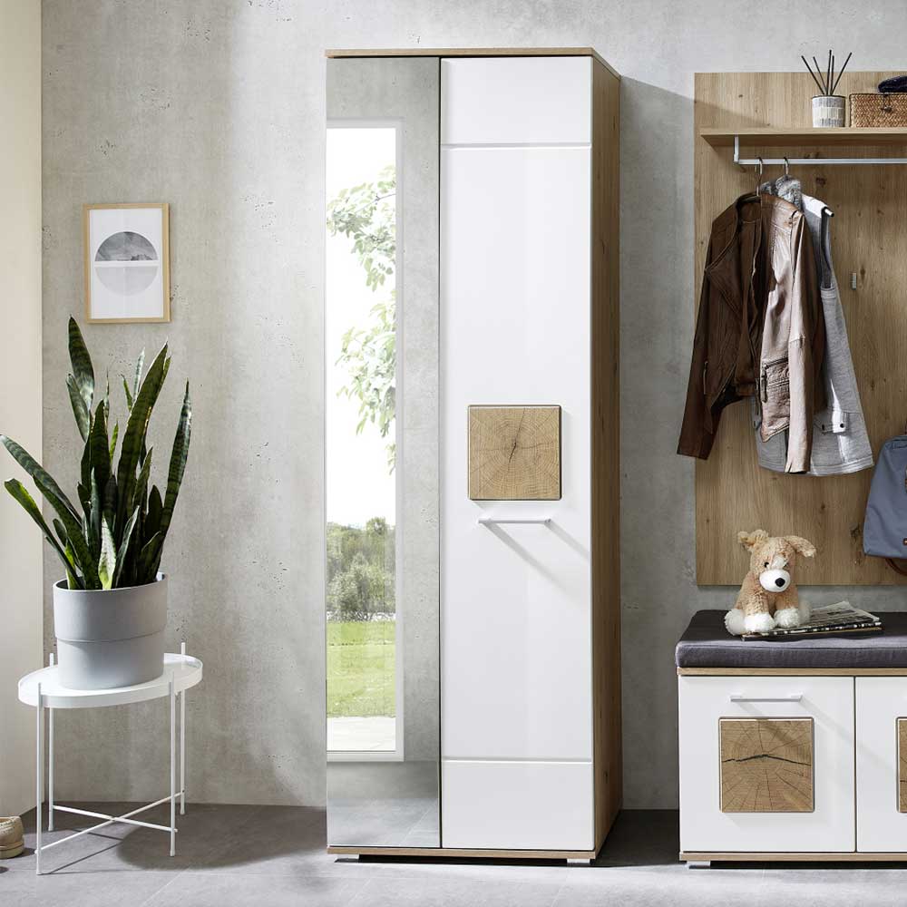 Flur Garderoben-Schrank mit Spiegel - Cluster