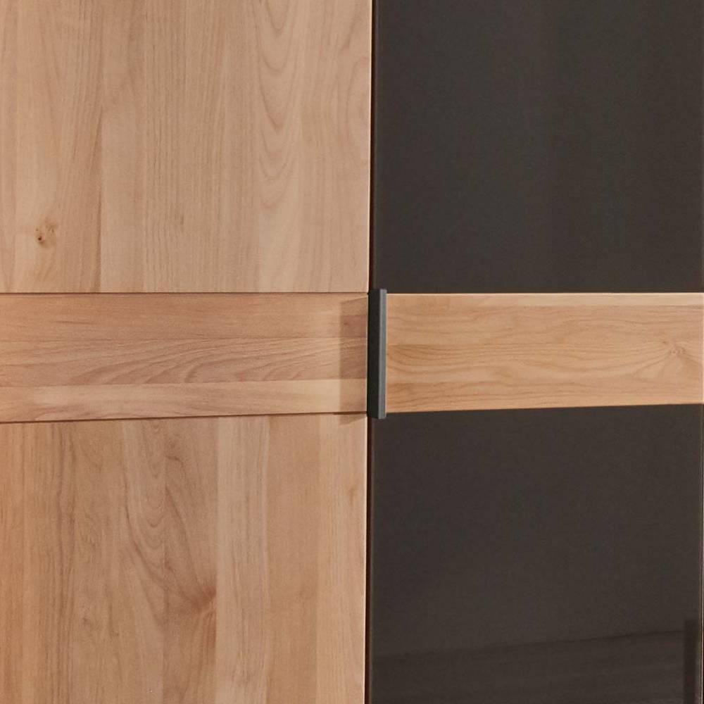 6-türiger Schlafzimmerschrank mit Glas - Hung