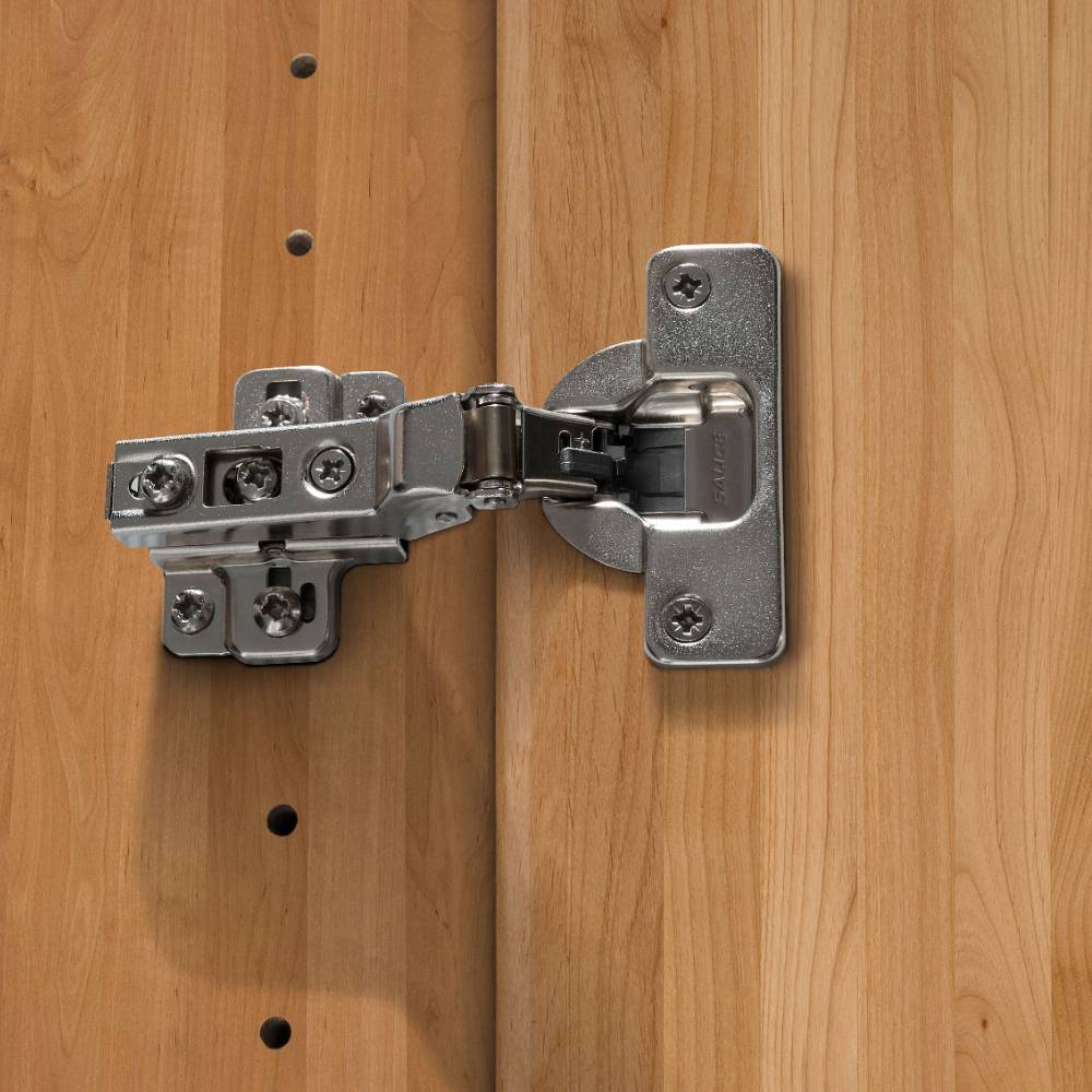 6-türiger Schrank mit Glas Dunkelbraun - Hung