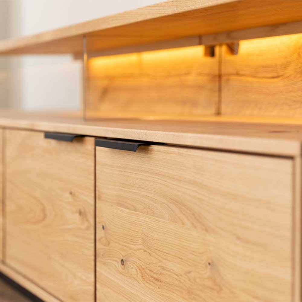 Eichenholz TV Lowboard in modernem Design - Judita