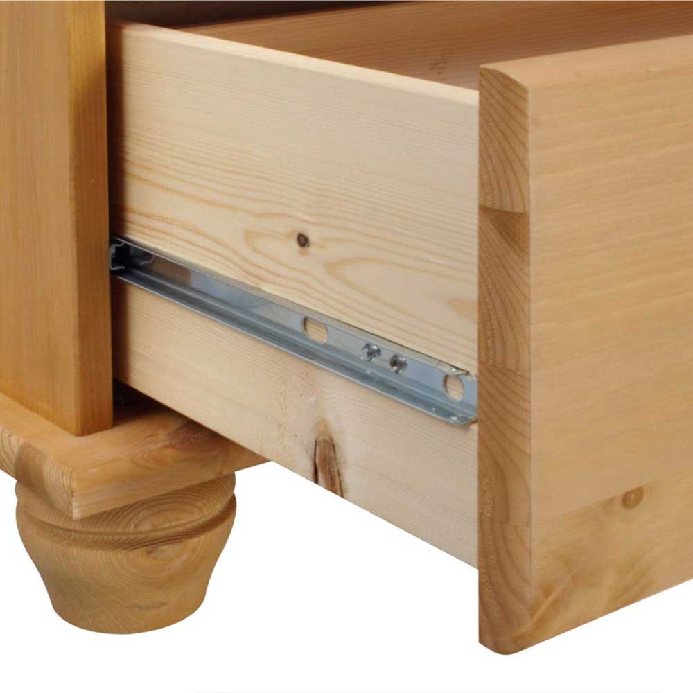82x78x30 Holzkommode mit fünf Schubladen - Lugsca