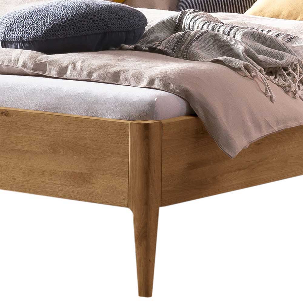 Wildeiche Bett in 160x200 180x200 - Locondra