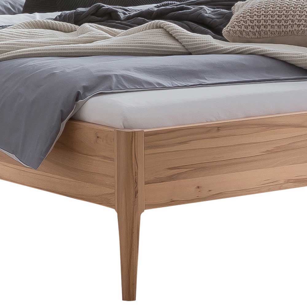 Wildbuche Bett mit 140 cm Breite modern - Sesedra