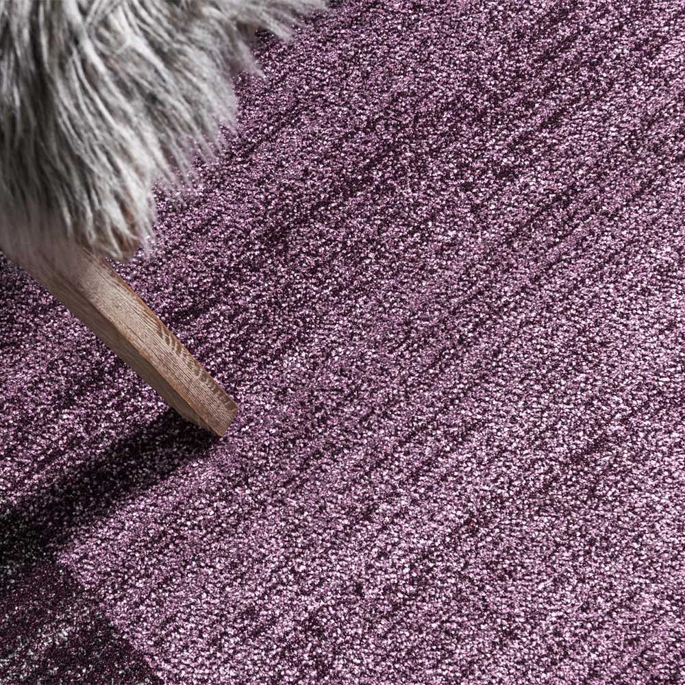 Pflegeleichter Teppich in Violett - Mutano