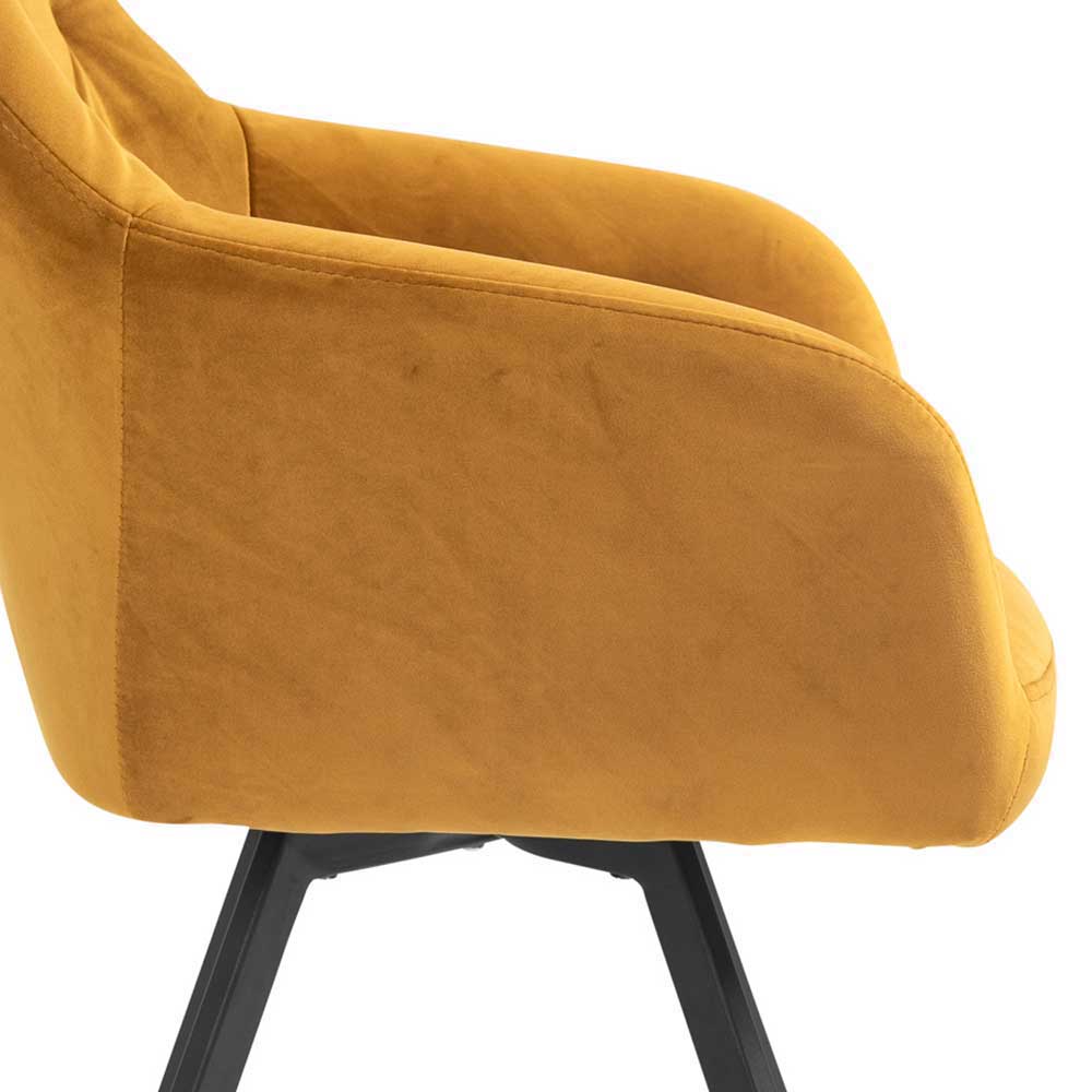 Industrial Style Essgruppe mit vier Plätzen - Panayota (fünfteilig)