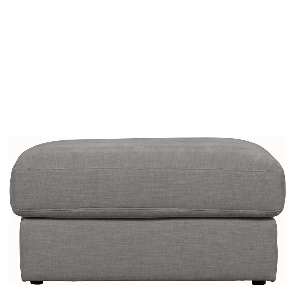 98x44x90 Gepolsterter Hocker in Grau - Luosa