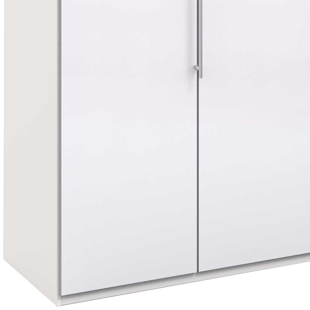 Weißer Schlafzimmer-Kleiderschrank 3-türig - Dolienca