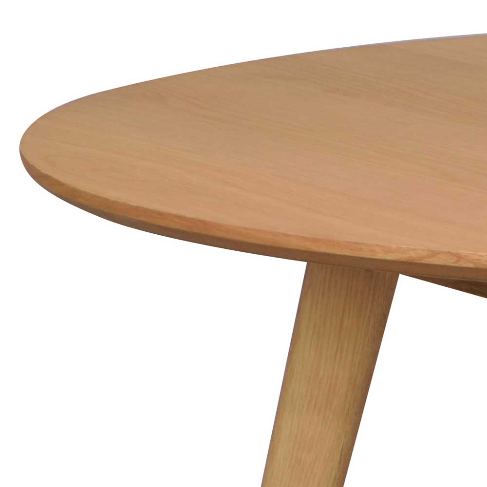 115cm runder Esstisch im Retro Design - Adunia