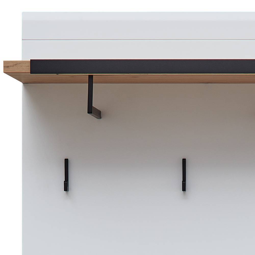 Garderobenmöbel Komplettset in Weiß - Niam (fünfteilig)