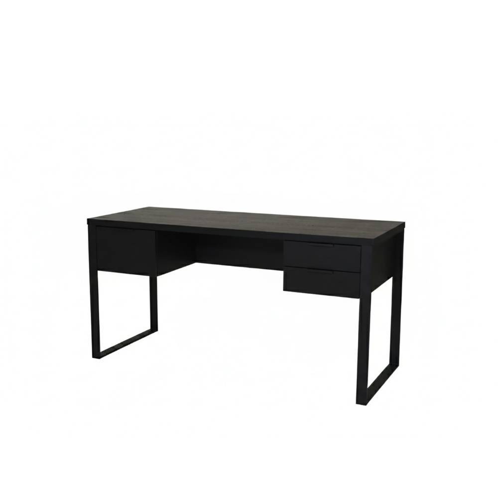 Schreibtisch in Schwarz Holzoptik - Ailunaro