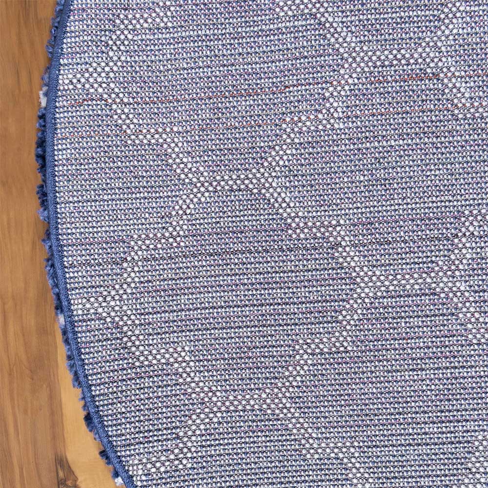 Runder Teppich mit hohem Flor 150 cm - Cranita