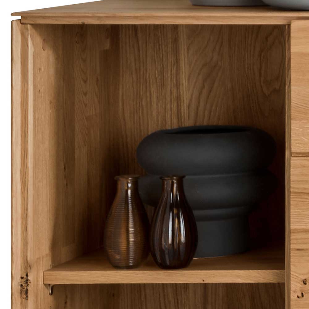 Moderne TV Anbauwand aus Holz - Sinta (dreiteilig)