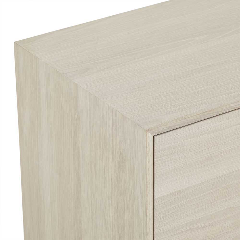 Skandi Sideboard in Eiche Weiß - Lametla