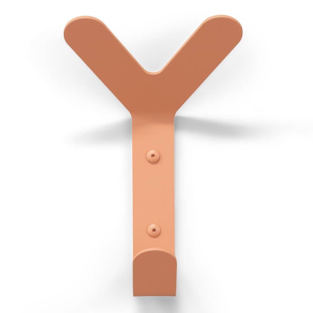 Stahl-Garderobenhaken in Terracotta - Tampar