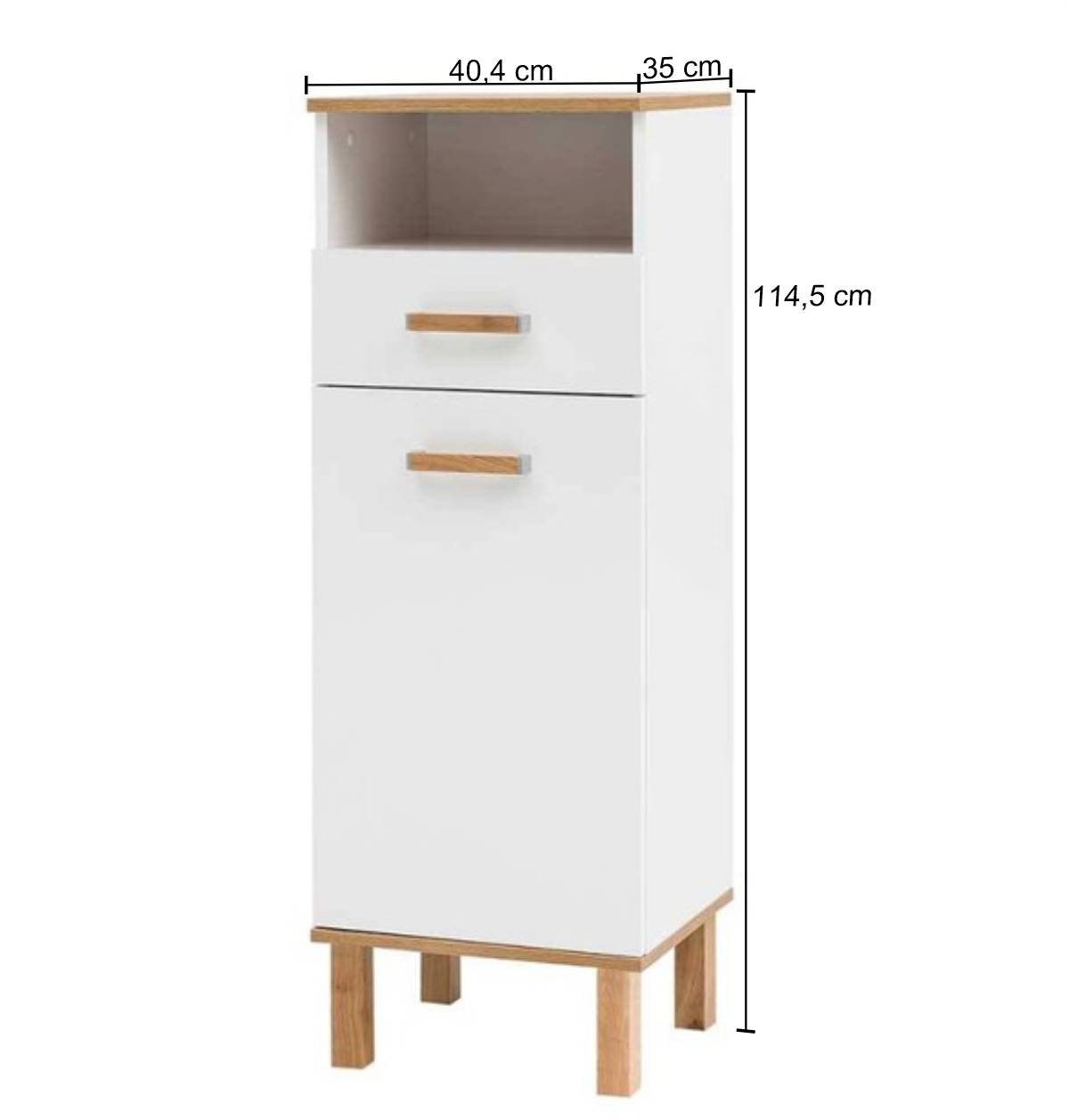 Badmöbel Block im Skandi Design - Utiona (fünfteilig)
