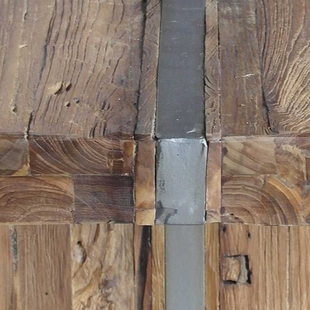 Uriger Esstisch aus Recyclingholz Teak - Etrova
