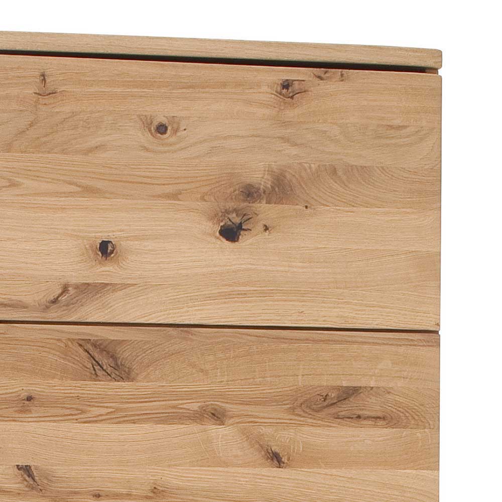 1-türige Schrank Vitrine aus Massivholz - Crokas