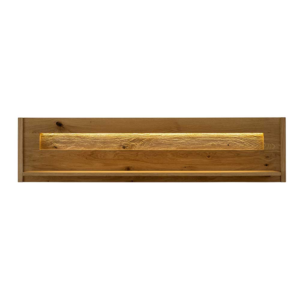 Rustikales Wandboard aus Wildeiche massiv - Millena