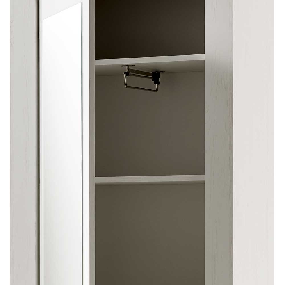 73x201x38 Dielenschrank mit Spiegeltür - Nedita