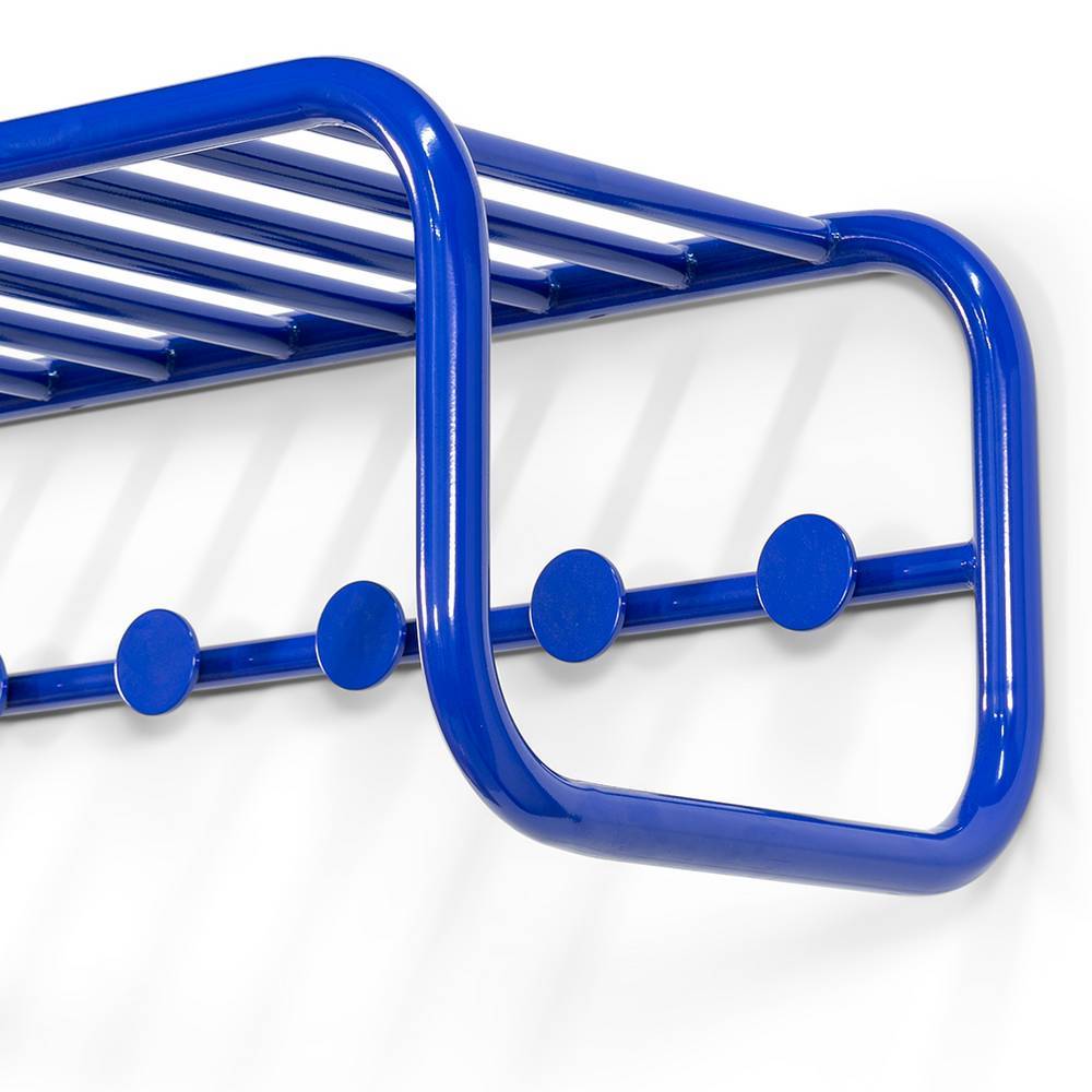 Retro Style Hängegarderobe in Blau - Mutez