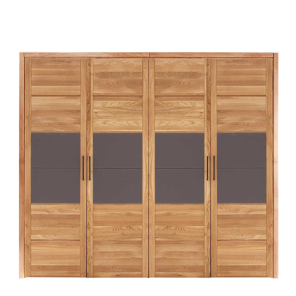 Massiver Kleiderschrank in Wildeiche - Zaisan