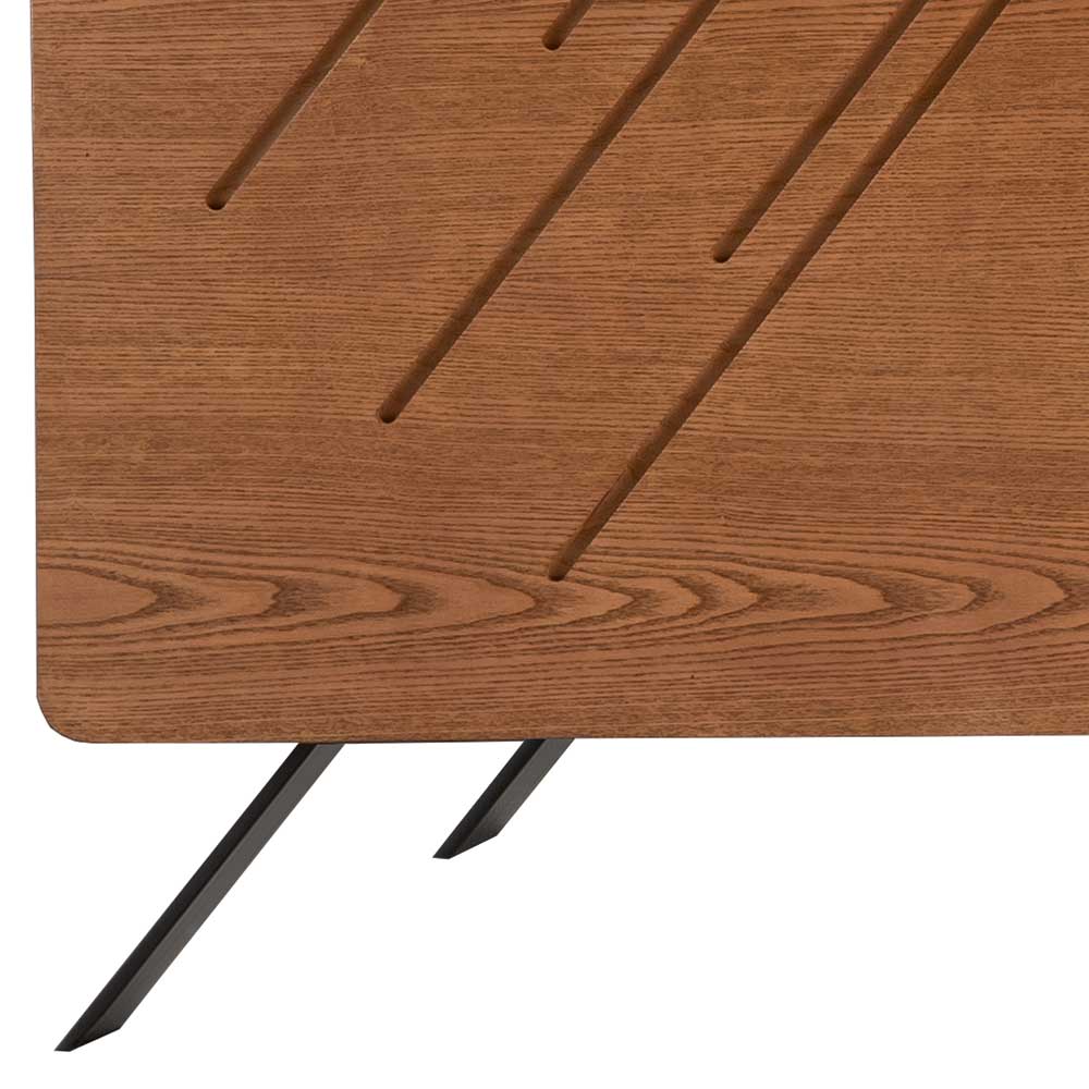 Türen Kommode mit Esche Furnier Front - Lirou