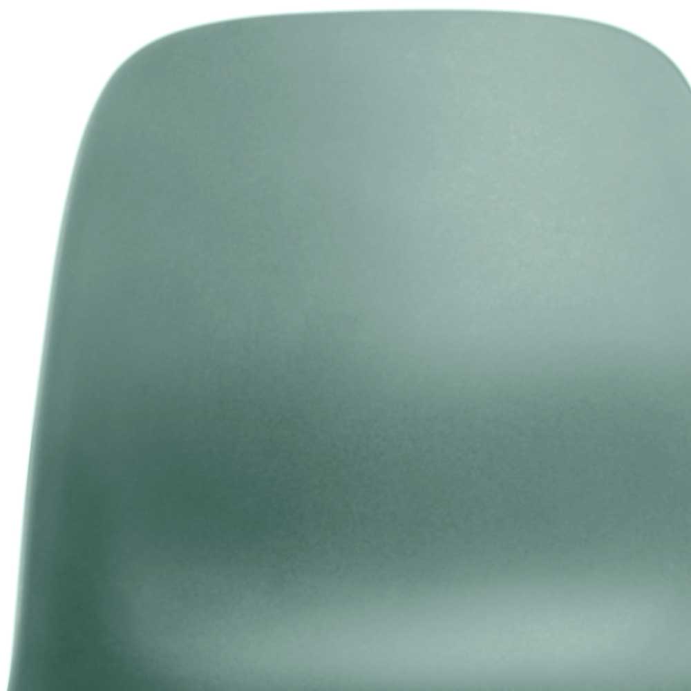 Moderne Schalenstühle in Mintgrün - Goro (4er Set)