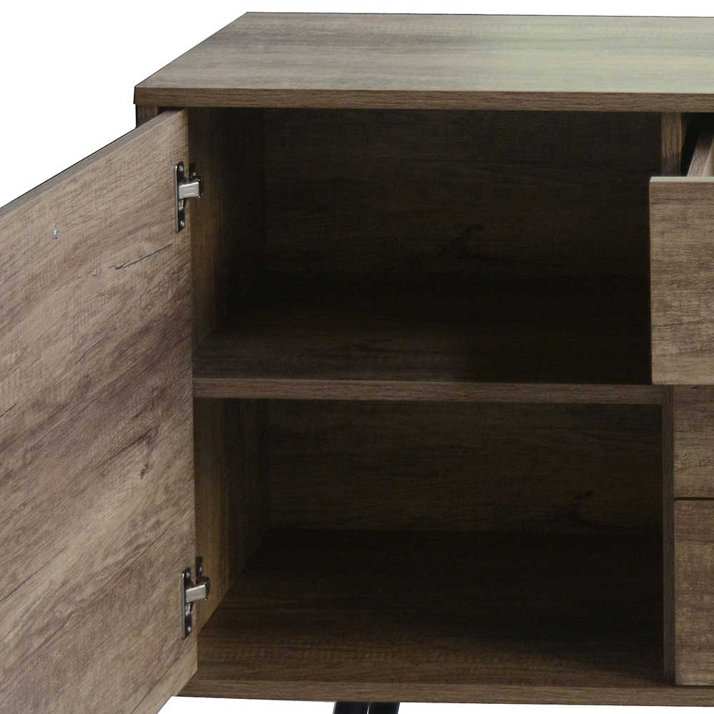 150x84x40 Kombi-Sideboard mit drei Schubladen - Gomata