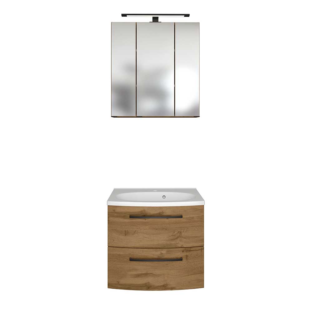 Waschkonsole & Spiegelschrank Kombi - Arazony (zweiteilig)