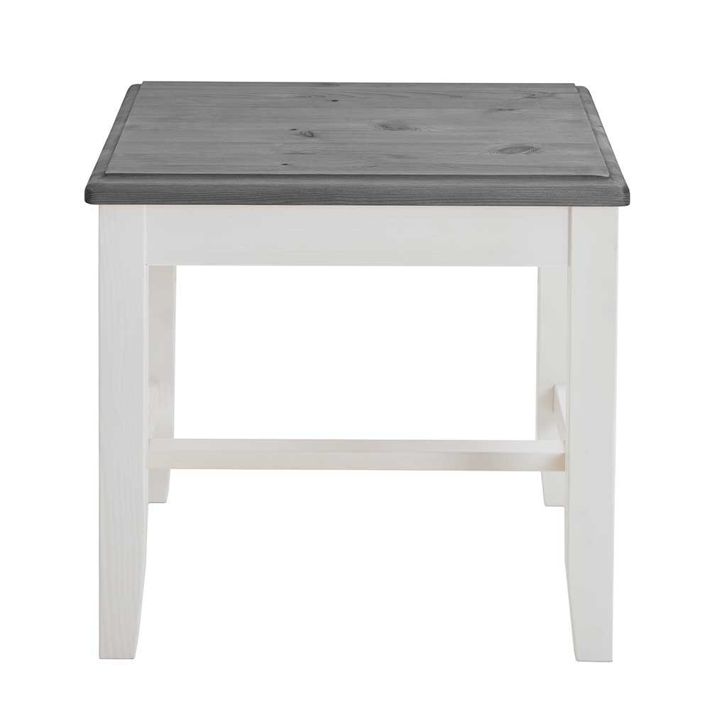 Modern Country Frisiertisch Set zweifarbig - Mirandesca (dreiteilig)