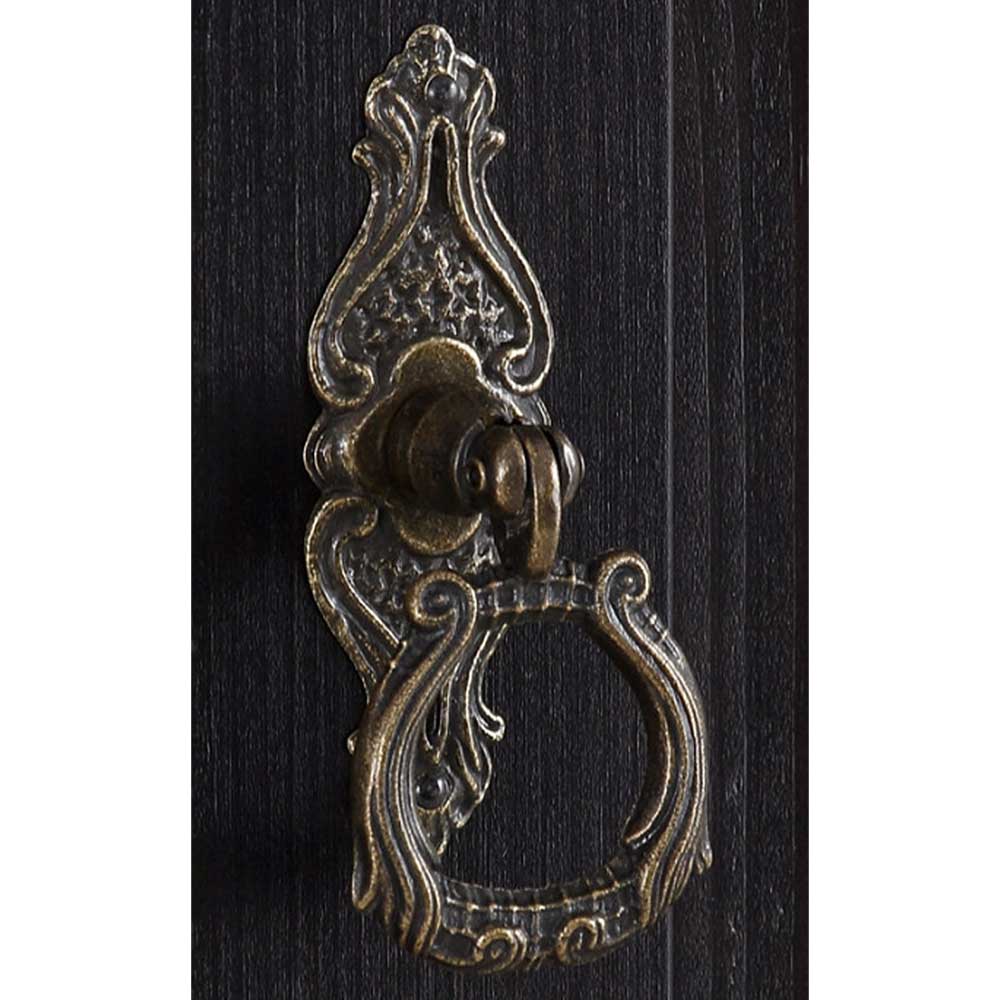 Niedriger Holzschrank für die Ecke in Wenge - Scruba