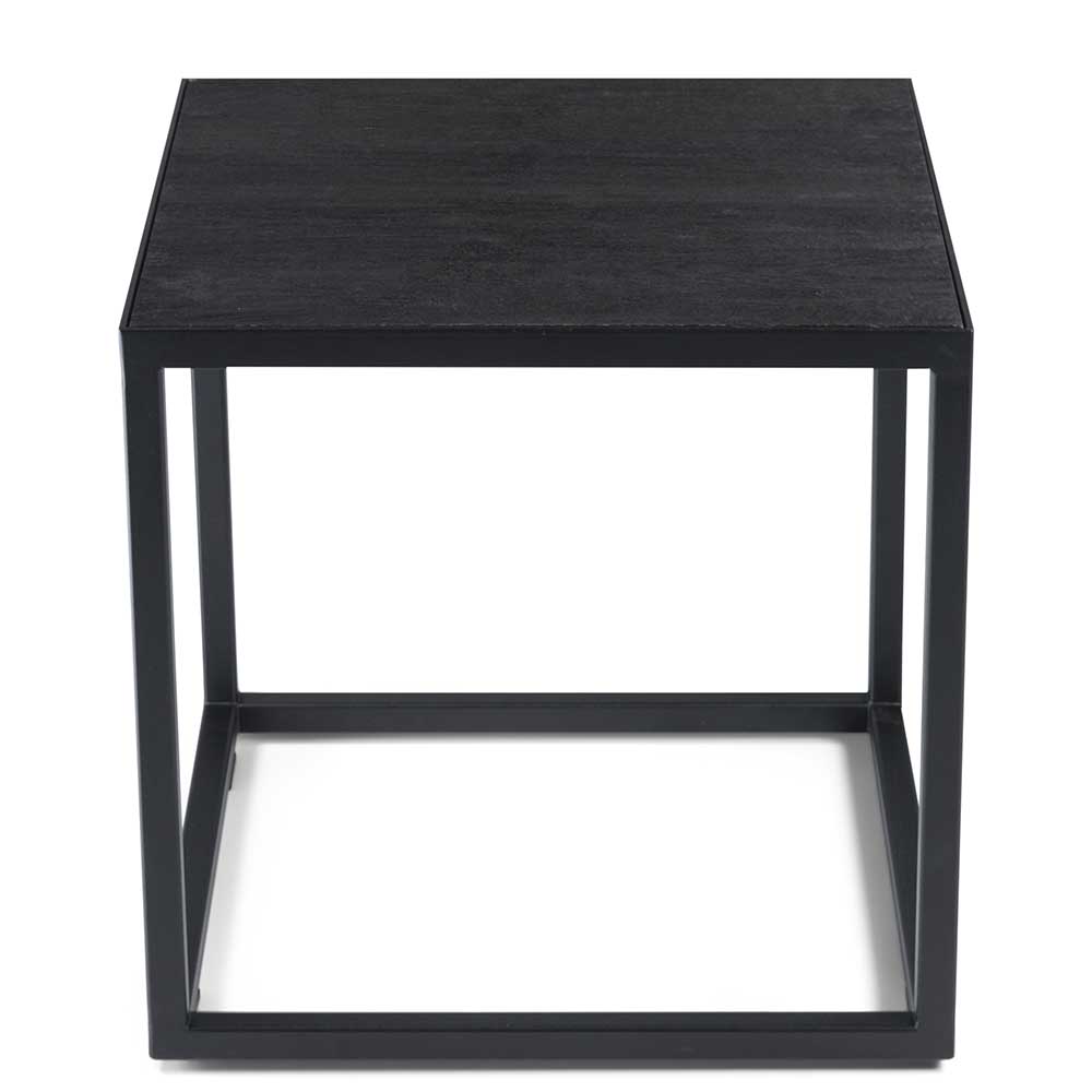 40x40x40 Wohnzimmer Tisch in Schwarz - Vanilla