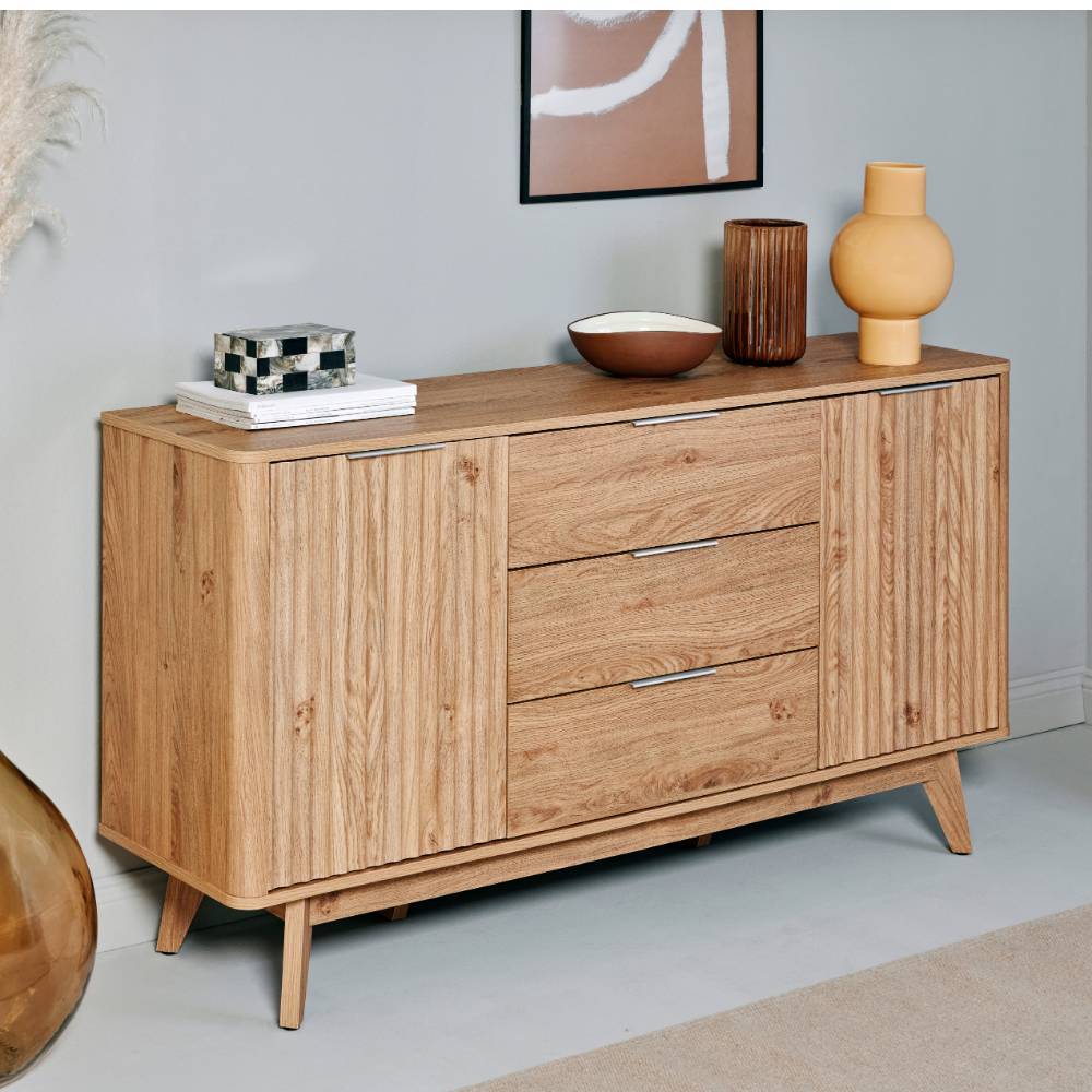 Kombi-Sideboard in Eiche Optik - Standing
