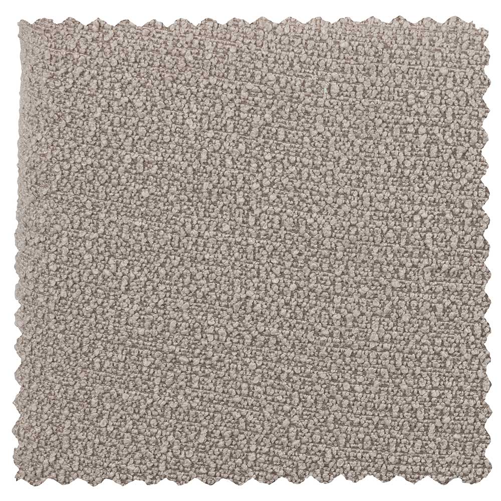 Drehbarer Polsterstuhl aus Boucle Stoff in Beige - Magan