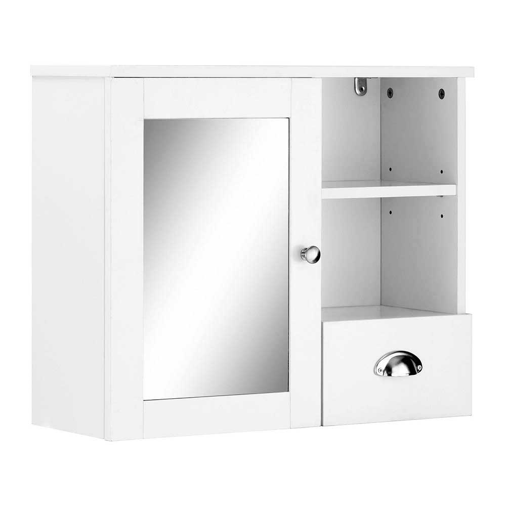 Design Spiegelschrank fürs Bad in Weiß - Gorgona