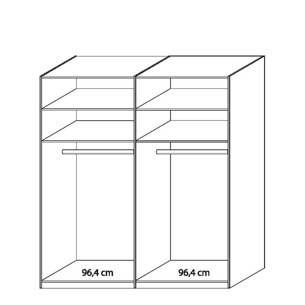 Moderner Kleiderschrank mit Falttüren - Ocavado I