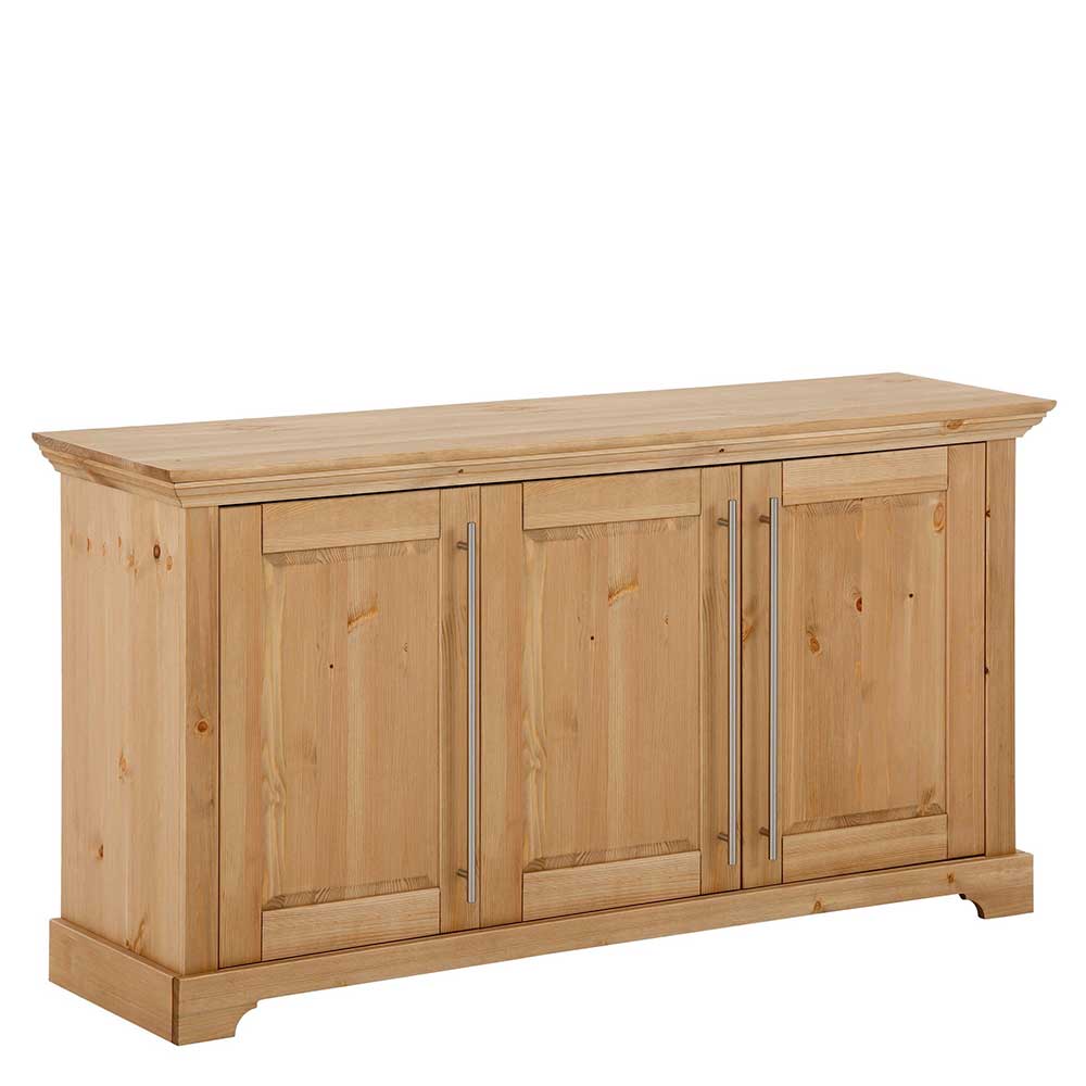 132x70x39 Moderne Holzkommode mit drei Türen - Noellisa