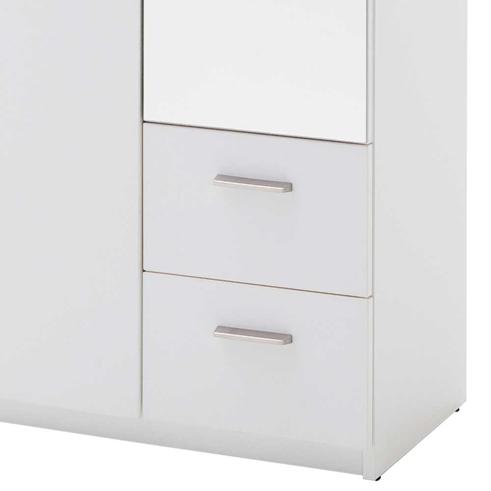 2-türiger Dielenschrank mit Spiegel - Nusenia