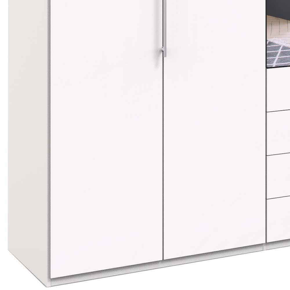 Schlafzimmer-Kleiderschrank mit Gleittüren & Schubladen - Donpiave