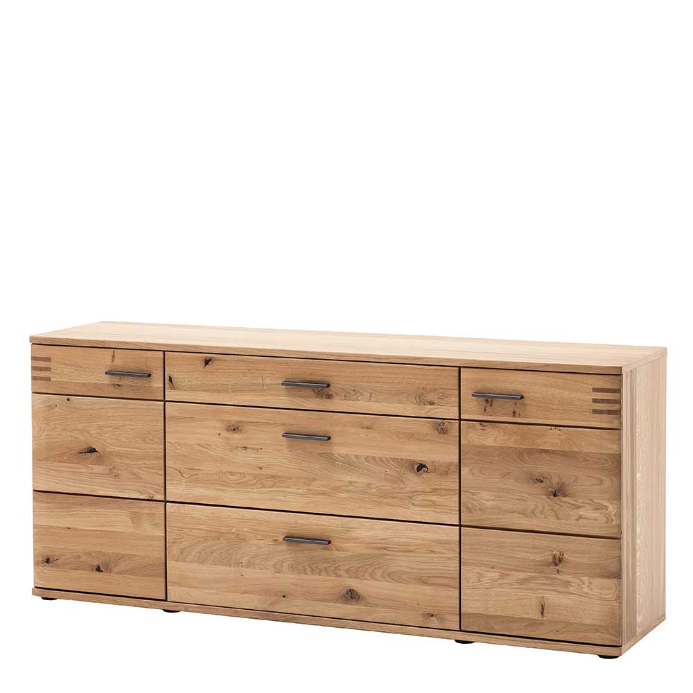 180x78x44 Sideboard mit Furnier Eiche Bianco - Crupean