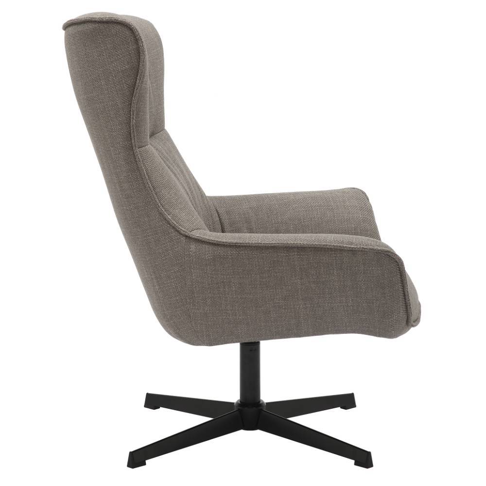 Wohnzimmersessel in Taupe und Schwarz - Cerado