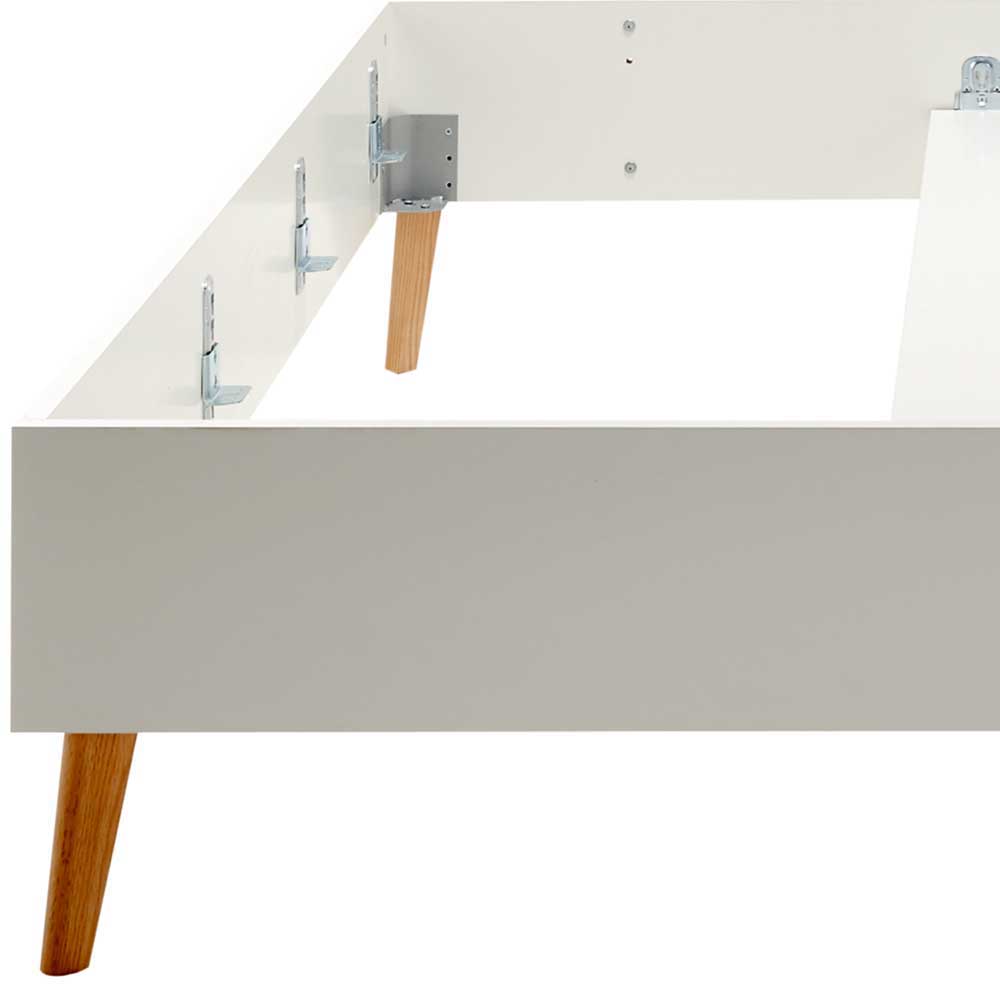 Kleines Doppelbett 140x200 & Nachttische - Cablos (dreiteilig)