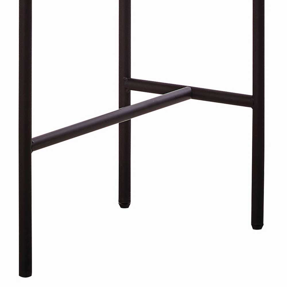 Design Schreibtisch in Akazie Optik & Schwarz - Charme