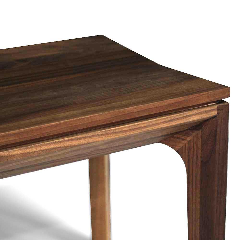 Design Esszimmer Bank aus Nussbaum Massivholz - Edicenza