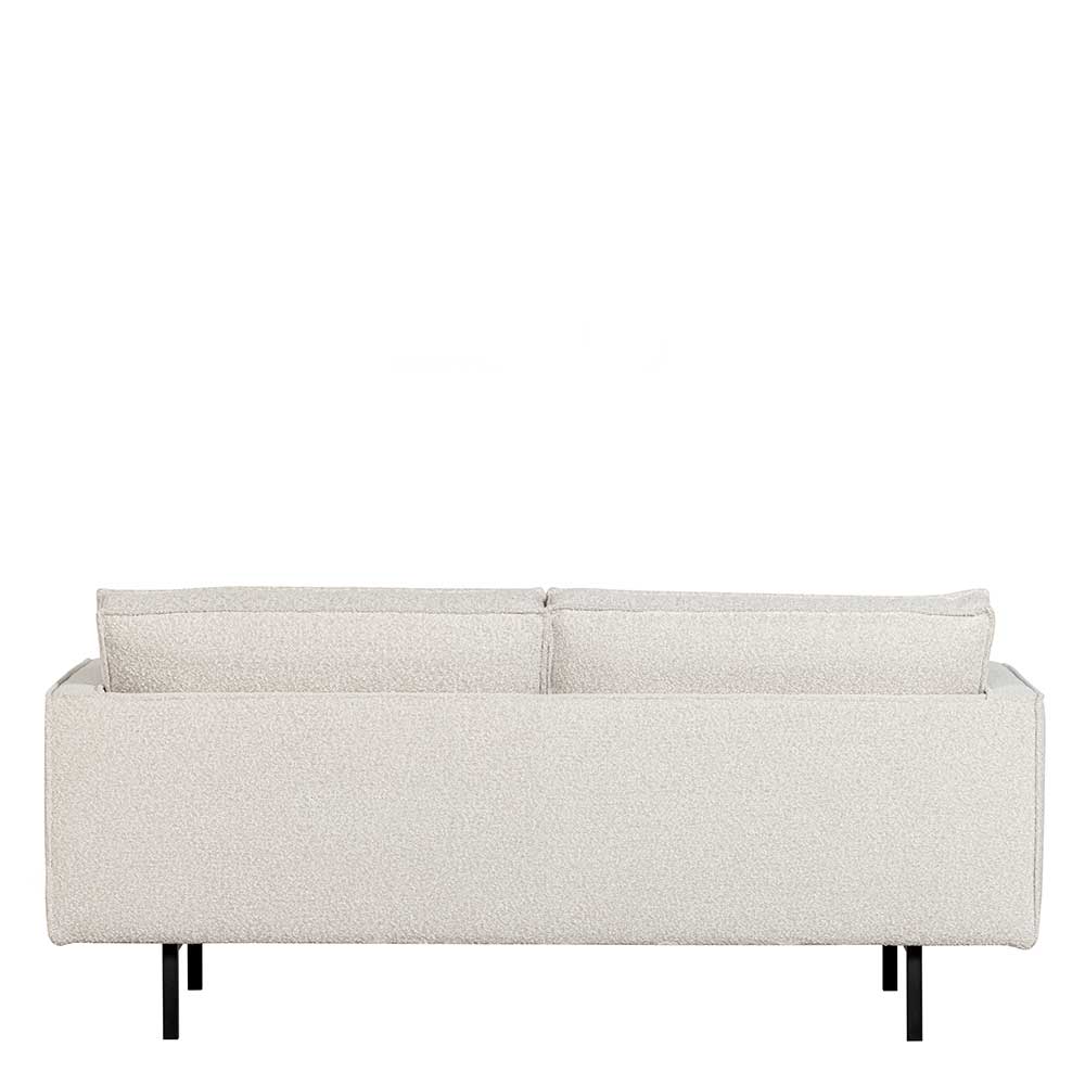 Zweisitzer Wohnzimmercouch in Beige Boucle - Elisa