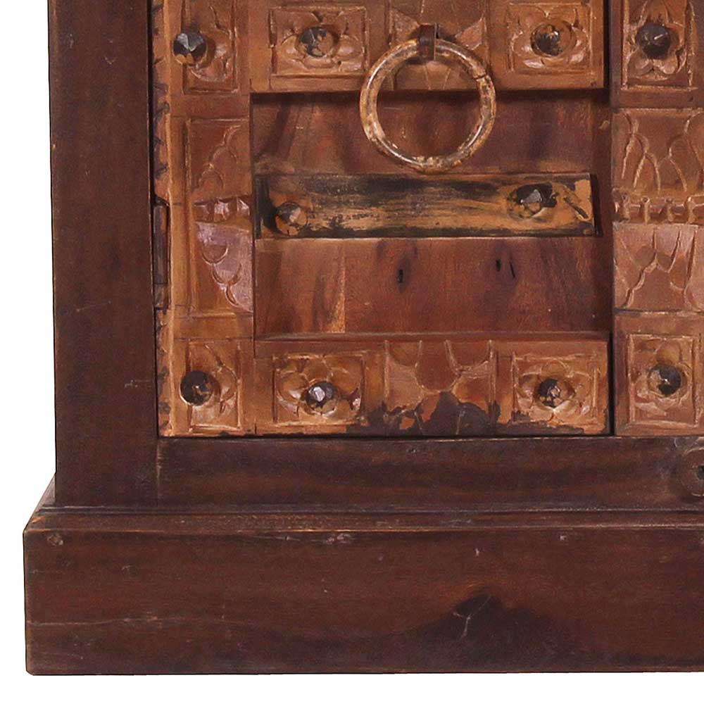 Waschbeckenunterschrank aus Recyclingholz - Solapura