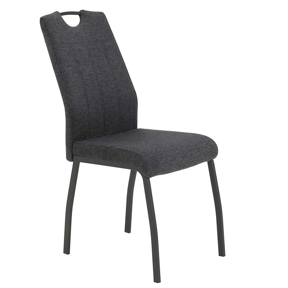 Moderne Stühle aus Webstoff - Lovro (Set)
